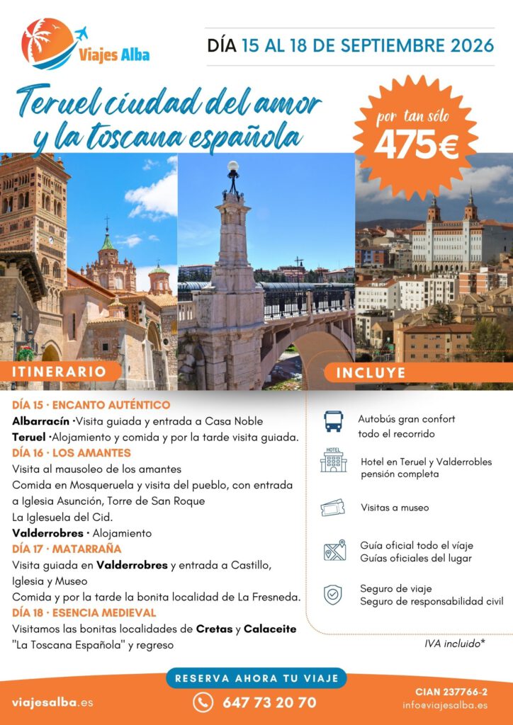Teruel ciudad del amor y la toscana española